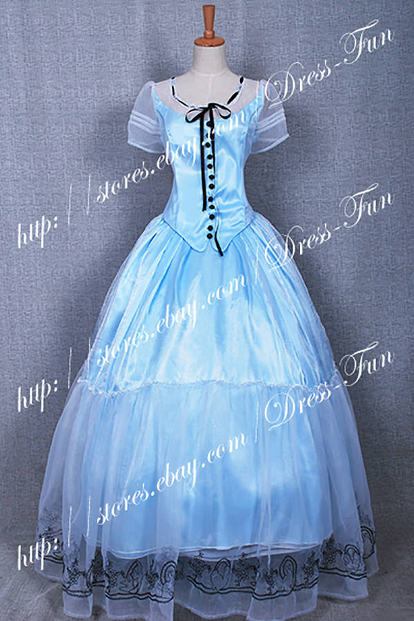 green emerald velvet dress Alice in Wonderland Victorian Gown main image 1