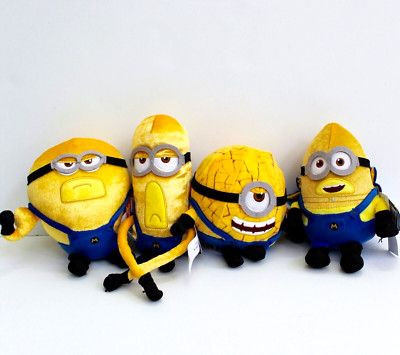 Despicable Me 4 Movie Minion Plush Mega Set Dave, Gus, Jerry & Tim 8-9'' NEW