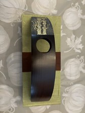 Bilancia vino in legno curvo singola bottiglia vino bambù dipinto decorazione