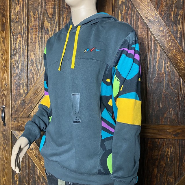 Nike Peace Love Basketball Hoodie Black Green Red Gold DO6181045 Men