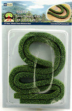 New JTT Scenery 95614 Long Hedges  Green  3/8"x 1/2"x 20"  HO scale  2 pk