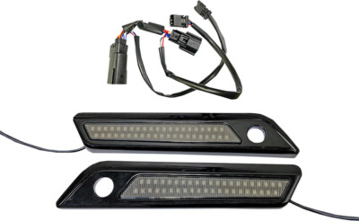 CUSTOM DYNAMICS CD-SBL-DC4-SB LED-LEUCHTEN BLACK SEITENTASCHEN HARLEY DAVIDSON F...