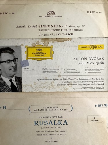 Dvorak LP's:Vaclav Talich-Symph 8/Stabat Mater-Smetacek/Rusalka/Josef Suk-Ancerl - Picture 4 of 4