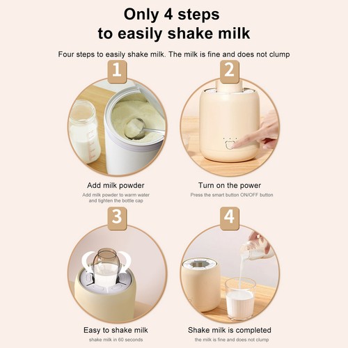 Baby Bottle Shaker Auto Convenient Electric Milk Blender Feeding Shaking Machine - Picture 7 of 12
