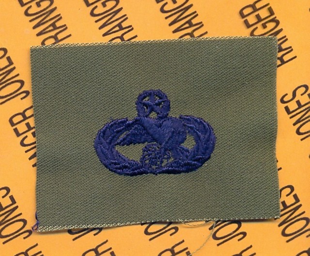 USAF Air Force Master Transportation Qualification OD Green & Blue
