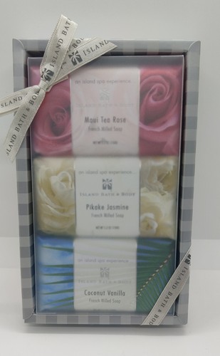 Lot Of 3 Island Bath & Body French Milled Soap 5.2 oz each - Bild 2 von 3