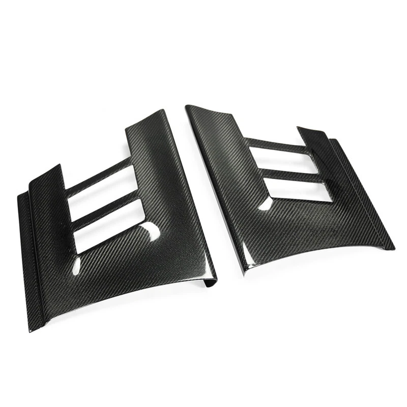 Carbon Fiber Front Fender Addon Vent Duct Mudguard Bodykits For Nissan 350Z Z33 - Image 3 of 4