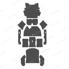 Innenraumteppich-Komplett für Vw Mexico-Käfer ab Bj. 78