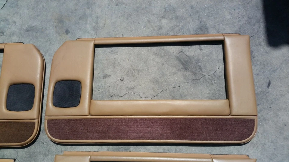 81 93 ROLLOS ROYCE SILVER SPIRIT MULSANNE PANEL DE PUERTA SWB PAQUETE DE CUERO CAMEL Foto 4 de 4