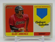 2018 Topps Heritage Minors ELOY JIMENEZ Clubhouse Collection Relic Patch #CCR-EJ