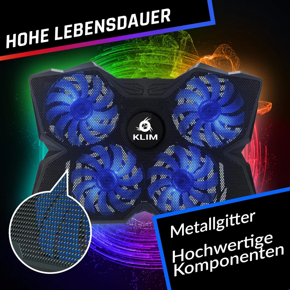 Wind Laptop Kühler - Mehr als 500 000 verkaufte Einheiten - NEU 2024 - Laptop... - Bild 3 von 4