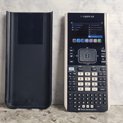 Texas Instruments TI-Nspire CX CAS Graphing Calculator With charging cable