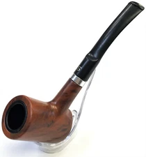 Sanda Durable Large 6" Brown Wood Finish Tobacco Herb Smoking Pipe Set, Pip114