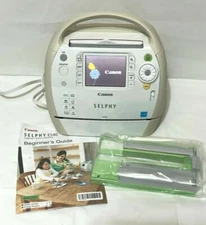Canon Selphy ES40 Compact Digital Photo Printer (CA-ES200) + Roll of 