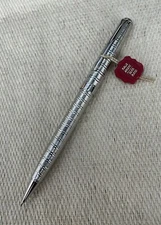 "Mint" NOS Parker Sonnet Pencil, Chiseled Silver Tartan Model w/Tag, Chrome Trim