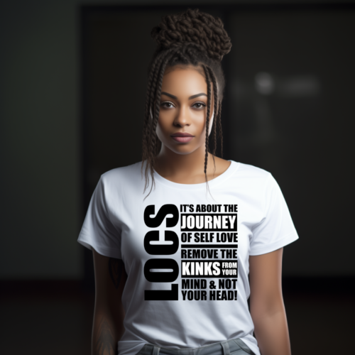 Locs T-Shirt – Loc Journey Tee, Casual Short Sleeve Shirt, Daily Wear