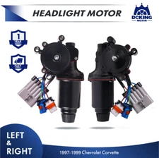 2X Headlight Headlamp Motors For Chevrolet Corvette 1997-1999 Left And Right L&R