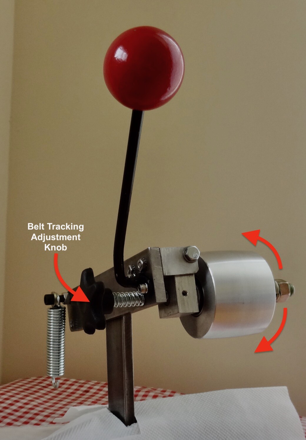 Belt Sander/Grinder Idle and Tracking Wheel Assembly eBay