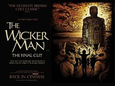 THE WICKER MAN 1973 quad poster print 30x40" Edward Woodward Chirstopher Lee