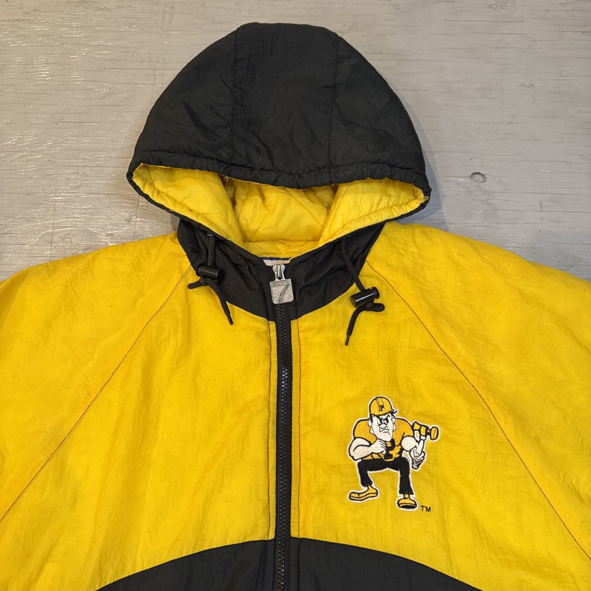 Vintage 90s Logo 7 NCAA Purdue Boilermakers Full Zip Hooded Jacket