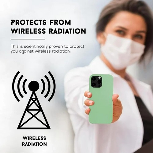 RadEnergy EMF Protection and Anti-Radiation Silicone Shungite Case for iPhone 16 - Picture 4 of 10