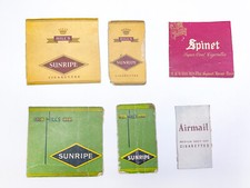 Vintage 1940-1960s R & J Hill Cigarette Packet Labels Sunripe Spinet Airmail