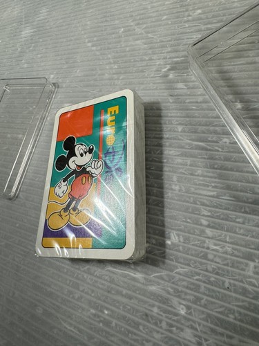 vintage EURO DISNEY playing card set Belgium / Sealed / NEW - Picture 6 of 8