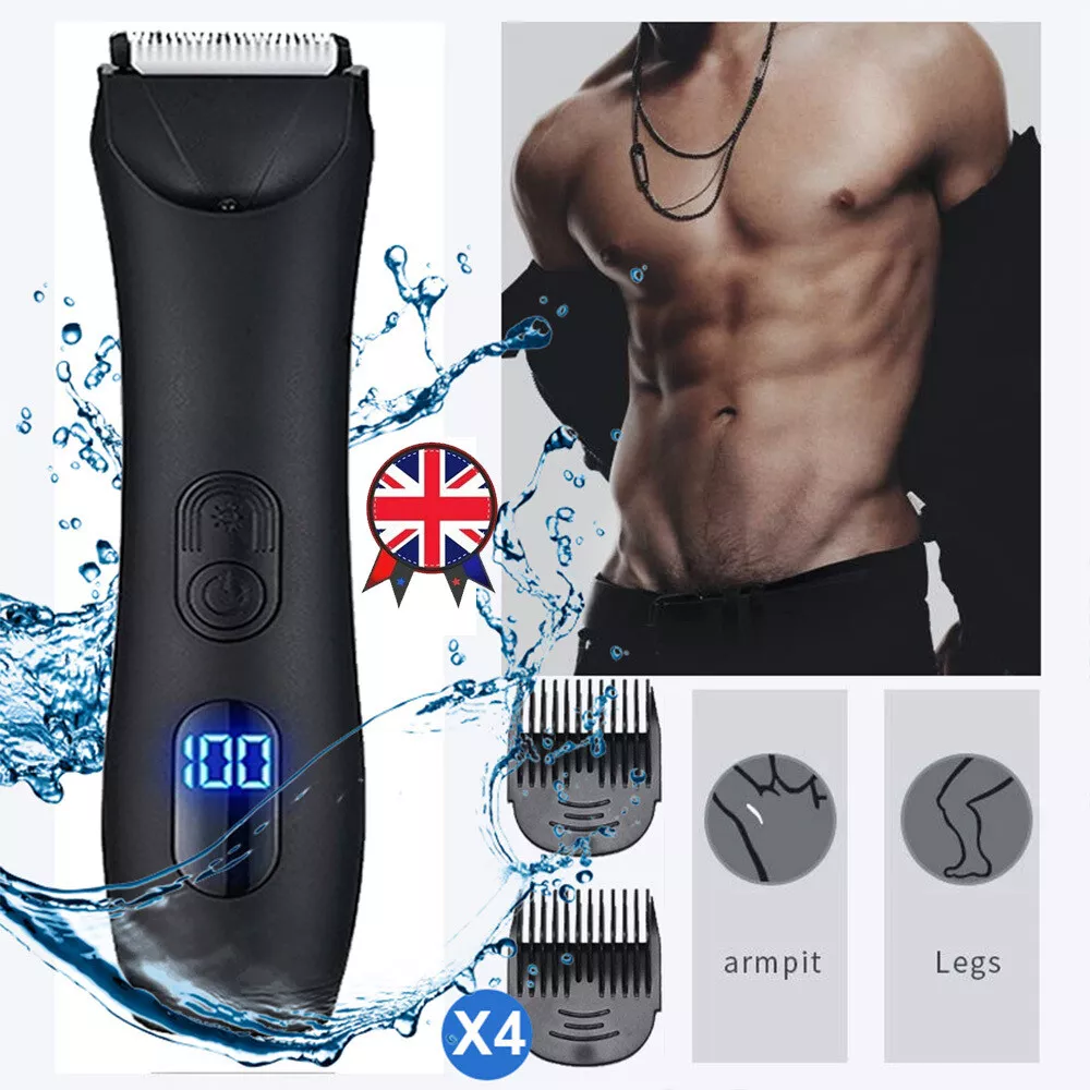 Body Hair Men s Pubic Hair Trimmer Electric Groin Body Hair Shaver for Balls