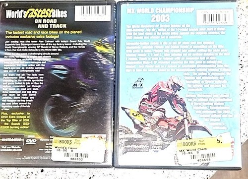 Posten 6 A8 Firefox neu versiegelt DVDs Harley Magic Pearl Harbor WWII MX schnellste Fahrräder - Bild 8 von 8