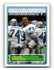 1983 Topps #385 Jacob Green Rookie Football card Seattle Seahawks!