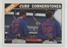 2015 Topps Heritage High Number Combo Cards Kris Bryant Addison Russell 2vk