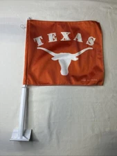 Wincraft Texas Longhorns Car Window Flag NWOT E3