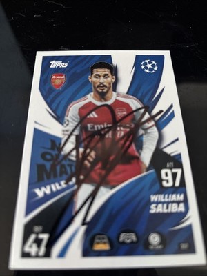 MATCH ATTAX 2026 WILLIAM SALIBA ARSENAL SIGNIERT