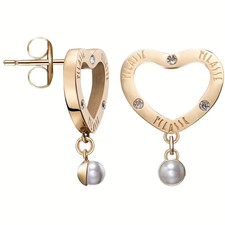 ALVIERO MARTINI  PRIMA CLASSE HEARTBEADS  ORECCHINI  DONNA  ACJ0216YG  NUOVI