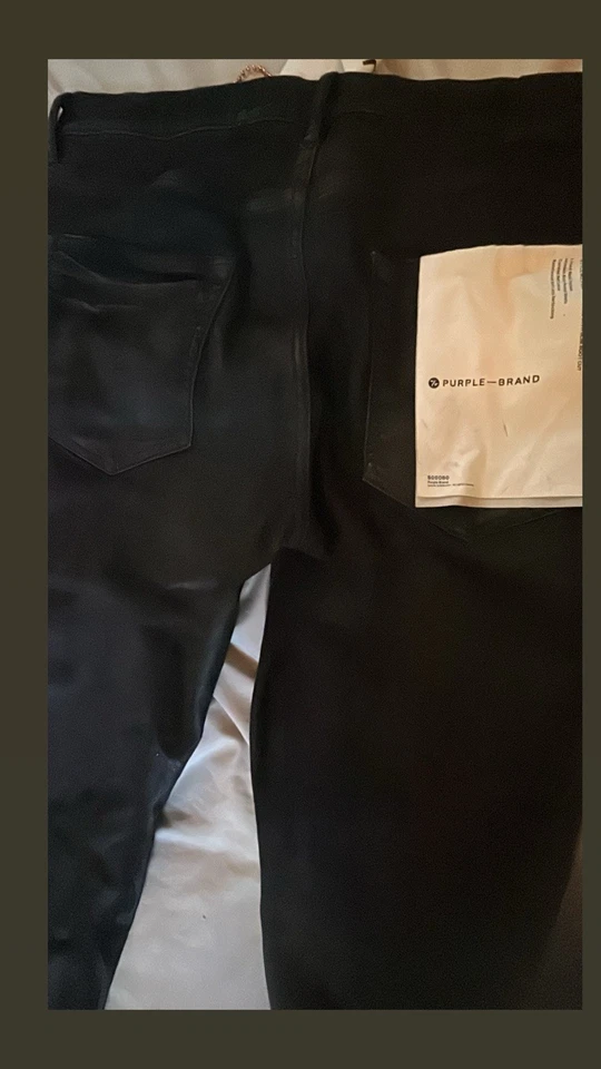PURPLE BRAND Jeans Size 36 Style P001 Slim Fit / coated Indigo / New with tag - Image 4 of 4