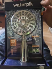 Waterpik DualDock Chrome 7 settings Handheld Showerhead 1.8 gpm
