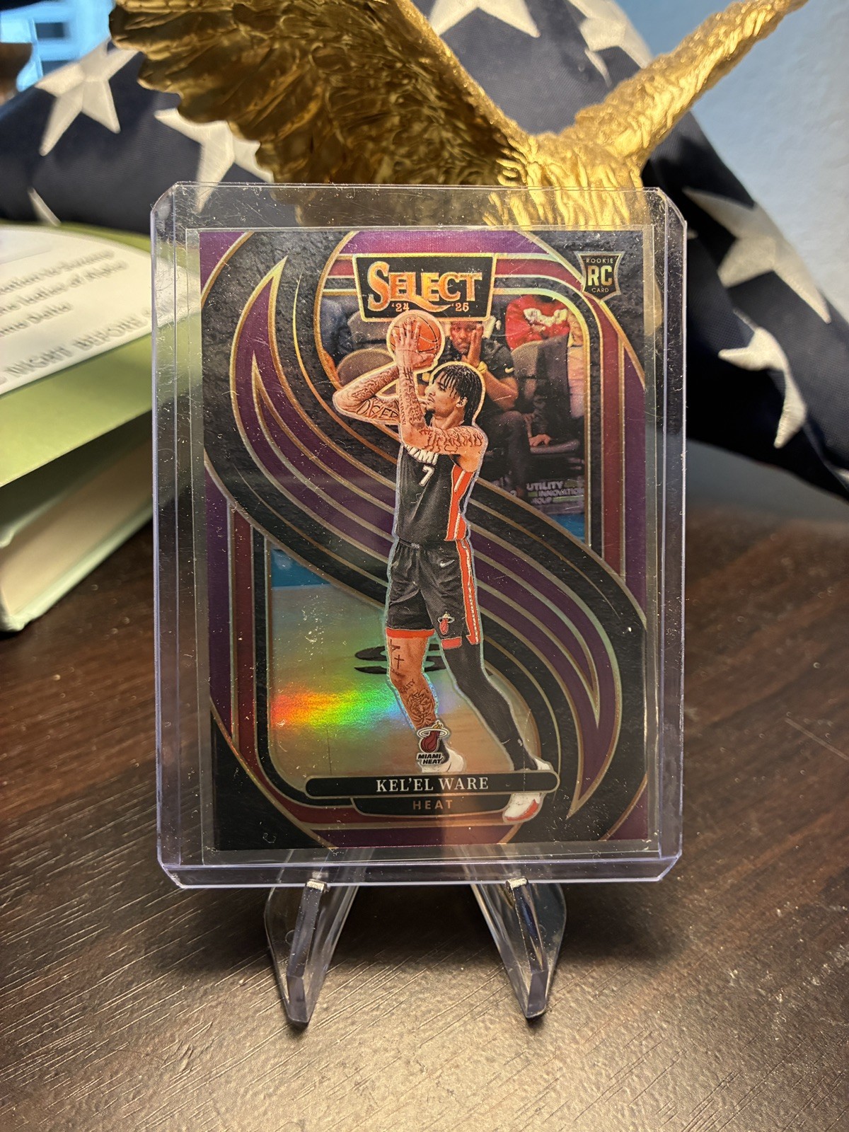 2024 PANINI SELECT PURPLE PRIZM #191 KEL'EL WARE ROOKIE RC /99