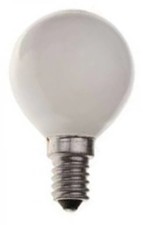 Image of Light Bulb Frosted 25w Incandescent Golfball Dimmable 2700K E14 Opal Crompton