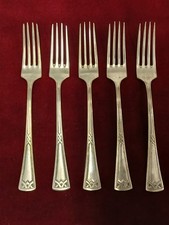 Erbe Ideal 5 (fünf) Dessertgabeln
