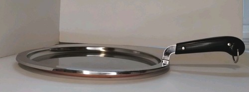 Vtg Revere Ware USA Copper Bottom Griddle Bacon Fry Pan Flat Skillet Pancake - Picture 4 of 17