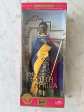 2002 Princess of South Africa Barbie 56218 Dolls of the World NRFB Damaged Box