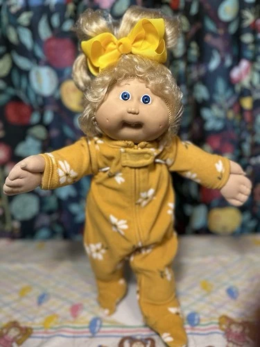Cabbage Patch Kid/Coleco/first Tooth/blond/blue Eyes/cornsilk Hair/baby Powder