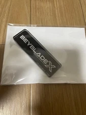 Beyblade X Acrylic Block Logo Plate Takara Tomy Mall Prize Rare