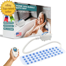 Portable Spa Bubble Bath Massager Waterproof Non Slip Mat with