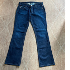 Carhartt Midrise Curvey Fit Denim Jean Boot Cut Women's Size 10 x 32