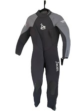 XCEL Womens Full Wetsuit ThermoFlex Sz 8 Short Black Ash 7/6 mm Dive Scuba