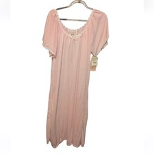 vintage Pink Lace-Trimmed Chemise