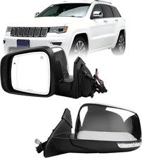 Left Driver Side Mirror 18Pins Compatible with Jeep Grand Cherokee 2014-2021...