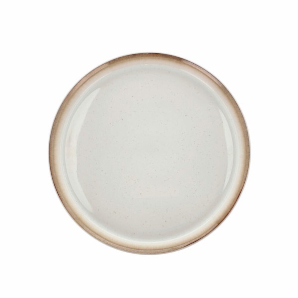 Bitz Teller Gastro, Speiseteller, Steinzeug, Weiß, Creme, 27 Cm, 37558-image