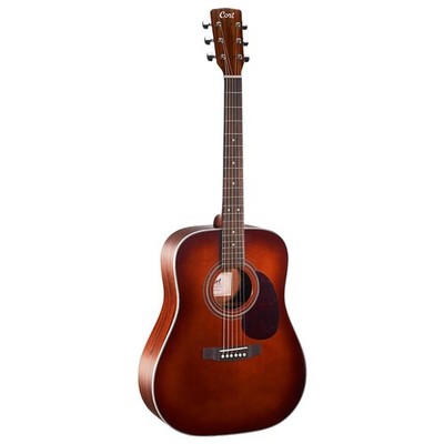 Cort - Earth Series 70 Acoustic Dreadnought Guitar - Open Pore Brown